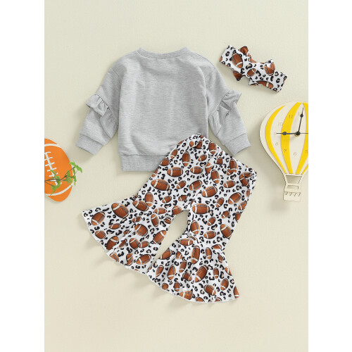 (12-18 Months, Gray) Ensemble automne pour et bandeau. 2