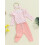 (3-6 Months, Pink) Completo autunnale per 3 pezzi. 5