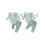 (3-6M, green) Completo autunnale per 3 pezzi. 2