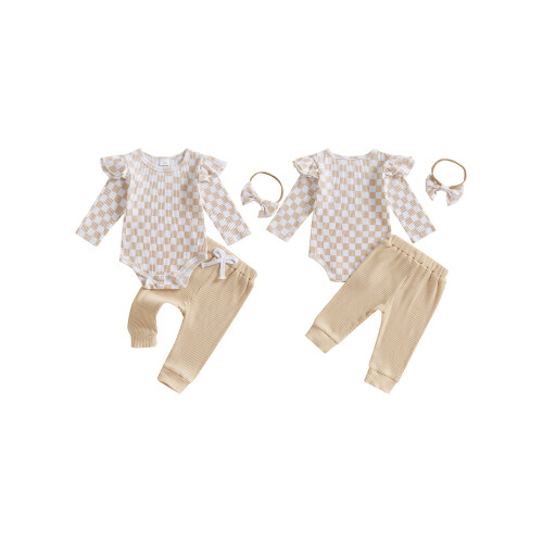 (12-18M, Khaki) Completo autunnale per 3 pezzi. 1