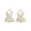 (3-6 Months, Beige) Letní oblečení pro s mašlí 2