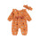 (3-6 Months, Orange) Conjunto de 2 recién nacida. 1