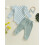 (3-6M, green) Completo autunnale per 3 pezzi. 6