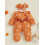 (3-6 Months, Orange) Conjunto de 2 recién nacida. 14