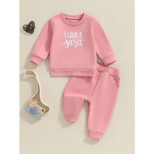 (2-3 Years, Pink) Herbst-Outfit für Mädchen, elastischem Bund. 2