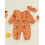 (3-6 Months, Orange) Conjunto de 2 recién nacida. 9