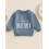 (6-12 Months, Blue) Sudadera infantil con Conjunto adorable. 3