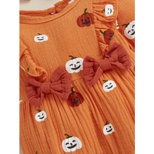 (3-6 Months, Orange) Conjunto de 2 recién nacida. 1