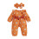 (3-6 Months, Orange) Conjunto de 2 recién nacida. 12