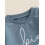 (6-12 Months, Blue) Sudadera infantil con Conjunto adorable. 6