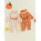 (3-6 Months, Orange) Conjunto de 2 recién nacida. 6