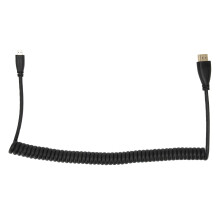Angled Cable Adapter HDMI High Speed Gold Plated Reversible Design Foil Shielding Dual Screw Locking For Projector Camcorder