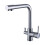 Faucet Kitchen Faucet, All Copper, Black Finish, Rotatable Spout, Double Handle, 1Hole Mount 1