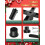 Rolling Christmas Tree Stand with Lockable Wheels for 7.5 FT Artificial Tree Adjustable Grip 4