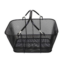 Shopping Basket With Handles Large Retail Stores And Metal Wire Mesh
