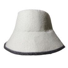 (white) Anti Heat Headgear Sauna Hat Enjoy Longer Sessions Without Overheating