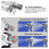 Spray Gun Set W-71 Gravity Feed 1.8mm Paint Tool, 400CC 8