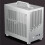 Micro-ITX Gehäuse PC Gehäuse SKTC A17 SGCC Computergehäuse Unterstützung Micro-ITX  PC Silber 3