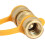 Brass Propane Adapter Quick Connect Fitting 3/8 Inch for BBQ Full Flow Conversion Easy Install 3