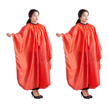 Cape de coiffure à tour de cou ajustable, cape de barbier professionnelle multifonctionnelle, cape de coupe de cheveux imperméable et réutilisable
