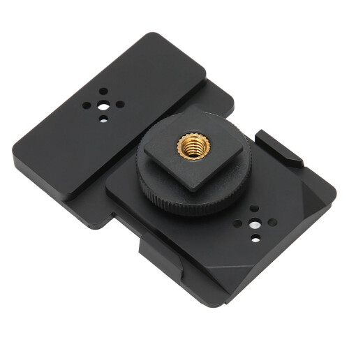 Adaptateur pour griffe flash universelle, conception à vis 2 en 1, support de microphone à griffe flash facile à installer, compatibilité 1