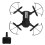 4K Drone με διπλή κάμερα, πτυσσόμενο μίνι τετρακόπτερο για αρχάριους ενήλικες, μαύρο 2