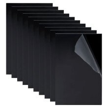 Square Black Acrylic Sheets 10 Pack 5x7 Inch Blanks for DIY Signs Crafts and Holiday Decorations