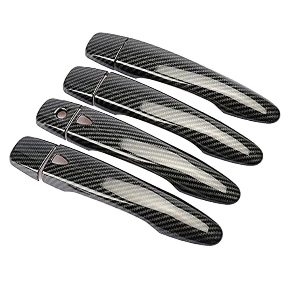 4Pcs For Navara Np300 2015-2020 Carbon Fiber Car Door Handle Cover Trim Sticker Decoration Accessories 6132083857814