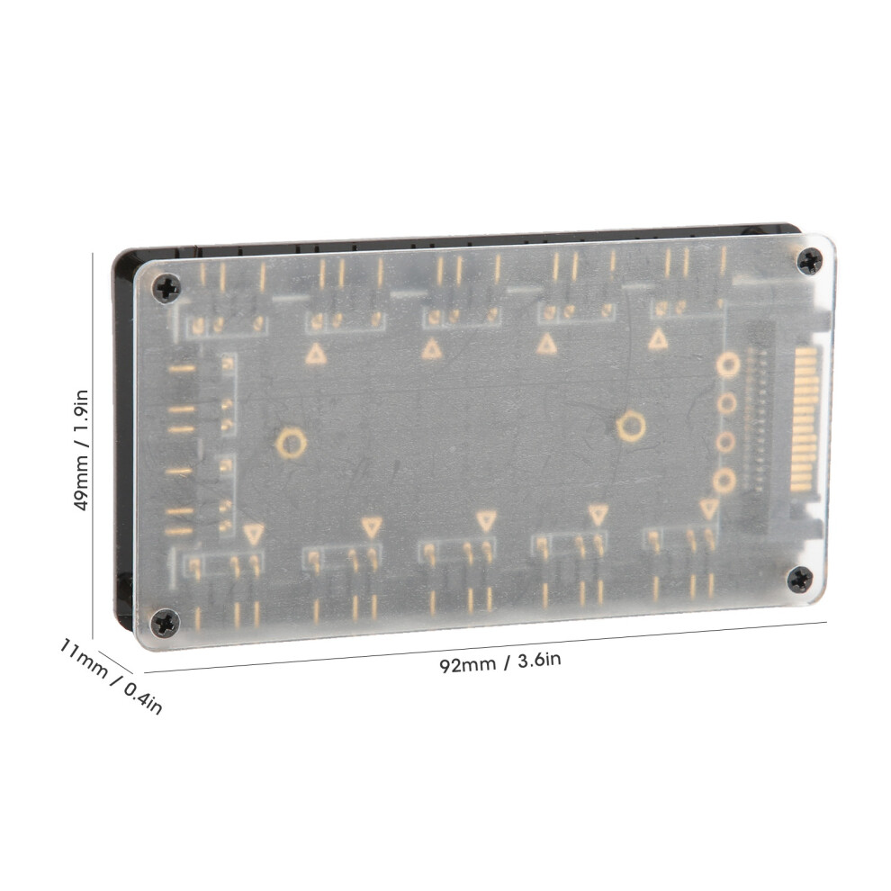 Lã¼Fter-Hub-Splitter Fã¼R Asus/Msi Aura-Motherboard, 7806371453635