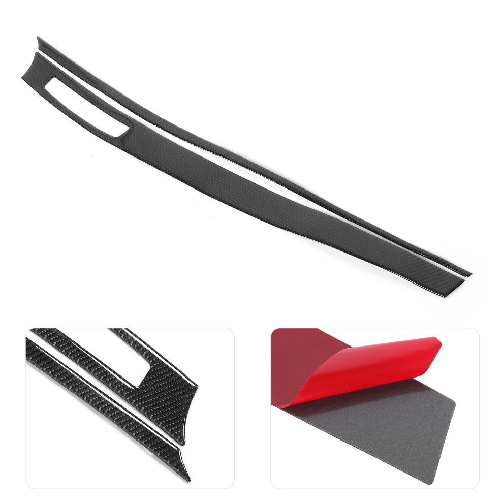 2Pcs Carbon Fiber Dashboard Cover Fit For Mitsubishi Lancer 08-16 Lhd 9431379549806