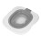 Katzentoiletten-Trainingsset, grau, ABS, 10