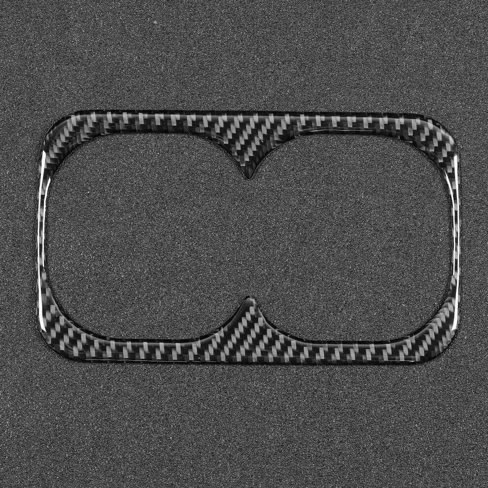 Carbon Fiber Rear Cup Holder Trim Fit For Mitsubishi Lancer 08-16 3071379549787