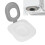 Katzentoiletten-Trainingsset, grau, ABS, 12