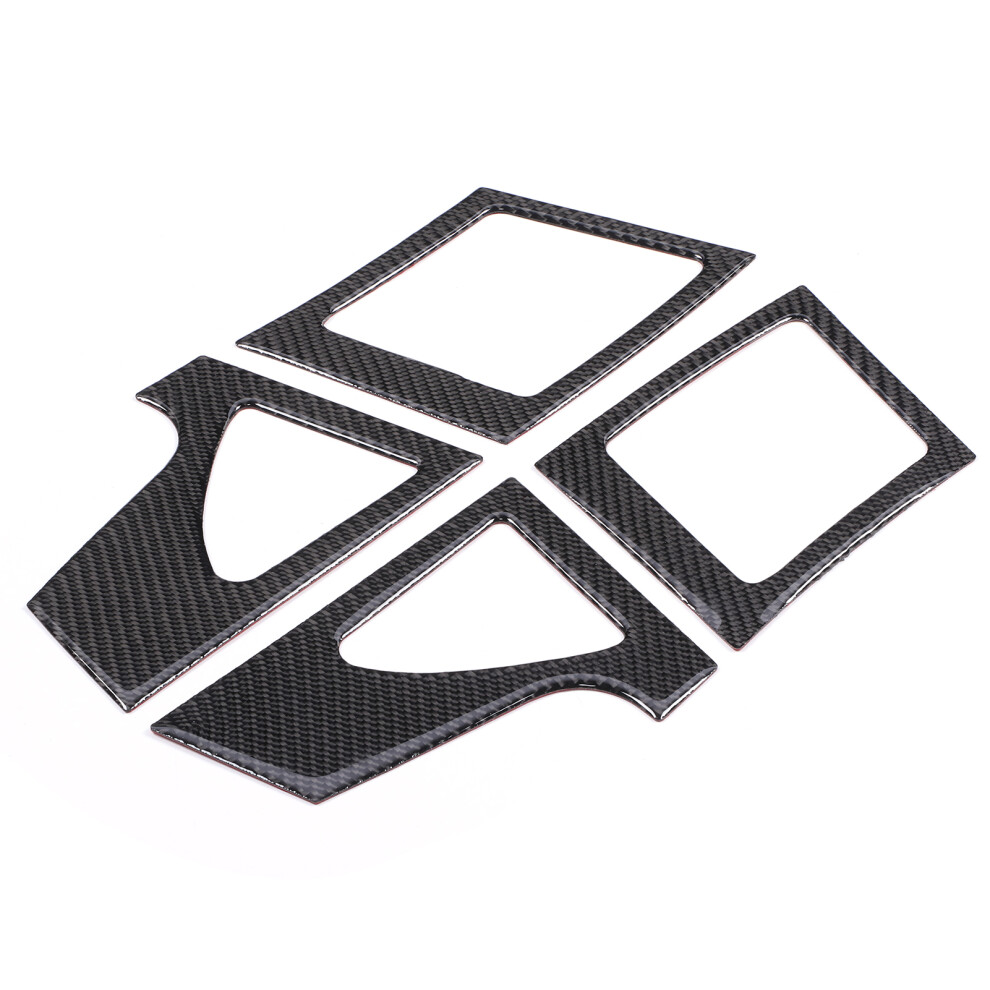 4Pcs Carbon Fiber Dash Vent Cover Fit For Mitsubishi Lancer 2008-2016 4641379549811