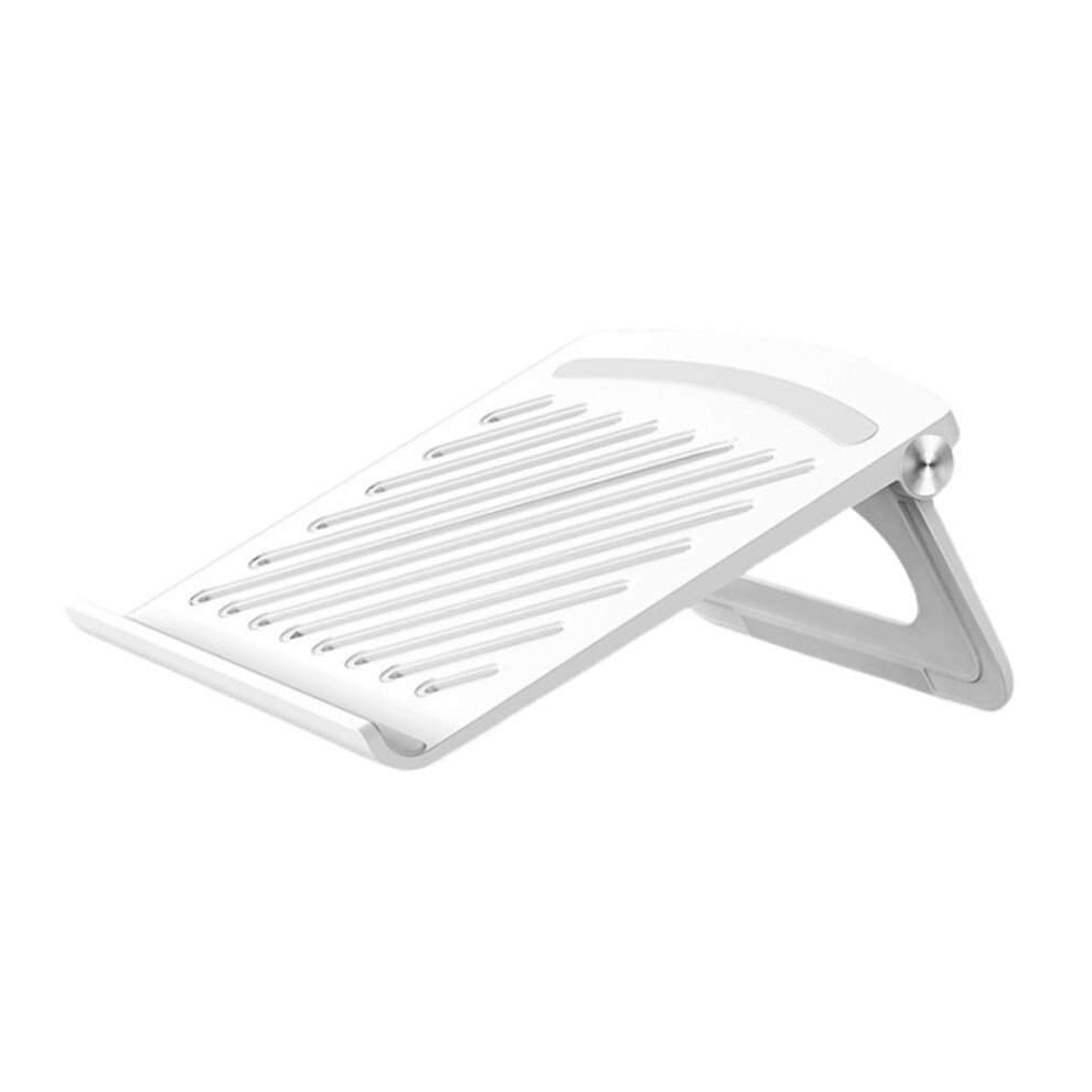 Adjustable Multi Angle Foldable Laptop Stand Ergonomic Desktop Riser Stable Base Heat Dissipation Design Fits Laptops Up 9187378911785