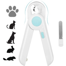 Professional Claw Clipper, Transparent Protective Cover Prevents Trimmed Nails From Flying, Stainless Steel Blades, for Cats & Dogs (Pro Series)