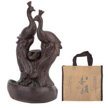 Suport elegant pentru tămâie decorativ Zen, arzător compact pentru aromaterapie în stil antic cu efect de fum în formă de cascadă, manopera