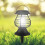 Uva Lamp Mosquito Killer, Solar Powered Outdoor Lights - Waterproof Abs Plastic Solar Bug Zapper With Two Modes For Multi-method Placement, Effective 3
