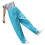 Solid Color EVA Rain Pants Waterproof Windproof Design-Blue 1