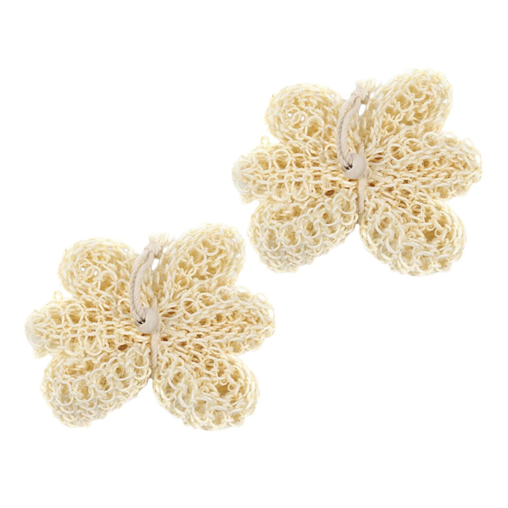 Back Exfoliator 2pcs Sisal Shower Balls for Gentle Skin Exfoliation and Daily Travel Use