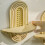 Rattan Wall Shelf Wall Mounted Floating Shelf,Space Saving for 6