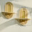 Rattan Wall Shelf Wall Mounted Floating Shelf,Space Saving for 3
