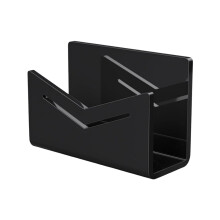 Permanente acryl desktop briefplanner, meerlaagse-Zwart