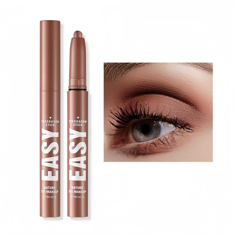 Cream Waterproof Longlasting Eyeshadow Stick And Eyeliner Pen 2 In 1 Glitter #05