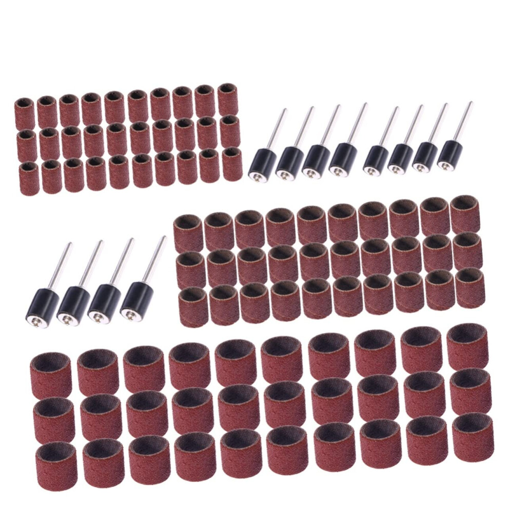 Sanding Drum Kit 102Pcs With Reusable Mandrels Fits Most Rotary Tools For Wood And Metal Finishing 9199774658881