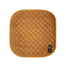 Adaptable Heat Pad For Office Car Variable Warmth-Brown yellow