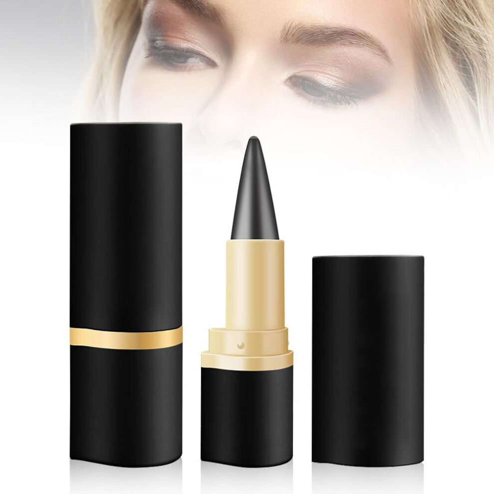 Gel Eyeliner Pencil Set Dark Grey, Waterproof Smudge Proof, Quick Dry Matte Long Lasting Cream Finish