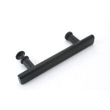 Glass Door Handle 304 Stainless Steel Black Shower Room Ergonomic Grip for 816mm Doors