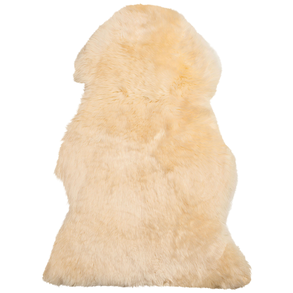 Sheepskin Rug ULURU Beige 65 x 110 cm