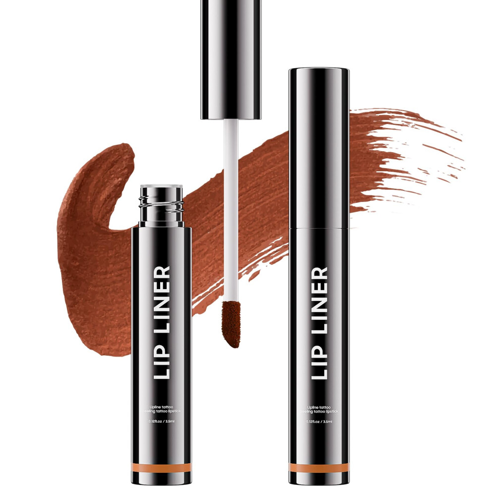 Peel Off Lip Stain and Waterproof Lip Liner in Cocoa â Long Lasting, Precise, NonâTransfer Wear